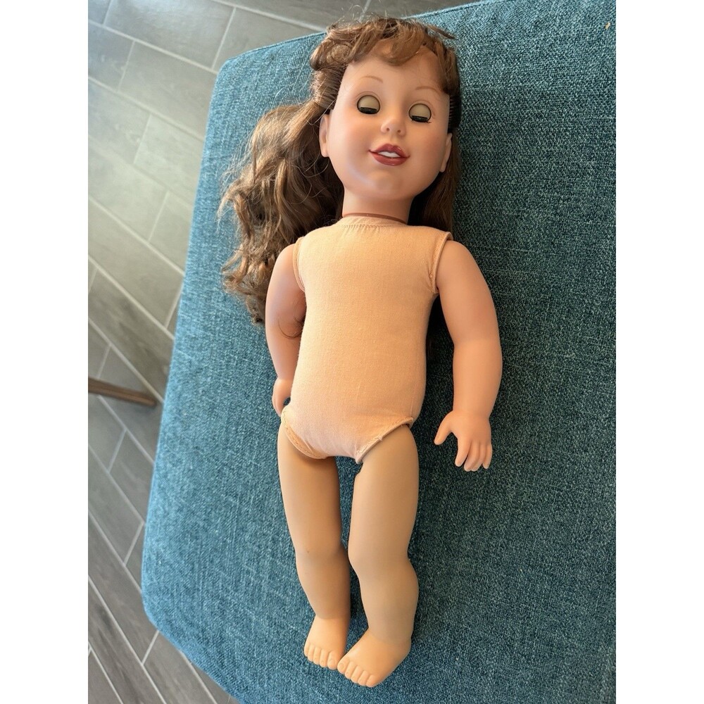 My Disney Girl Brown Hair Green Eyes Doll Walt Disney World Sleepy Eyes